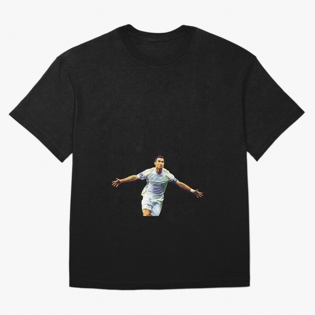 Ronaldo pop art Oversized T-Shirt Join Global Football Passion for FIFA World Cup 2026 Group Stage, Driven by Haaland and Mbappe, Argentina, France and Brazil, Tournament Hype, Historic Matchups, Family Viewing Parties and Global Sports Pride;