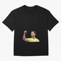 Ronaldo pop art Oversized T-Shirt Support Iconic Players in FIFA World Cup 2026 USA Canada Mexico Connected to Neymar, Brazil, Portugal and Argentina Energy, Soccer Culture, Superstar Moments, National Team Dreams and Competitive Fire; Ideal for