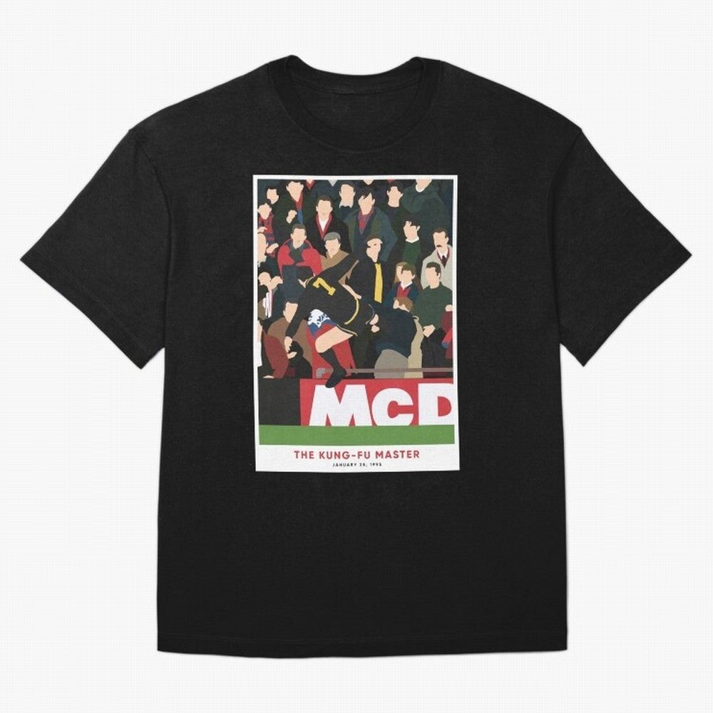 Eric Cantona The Kung-Fu Master Oversized T-Shirt Support FIFA World Cup 2026 USA Canada Mexico for Fans of Mbappe and Argentina, France and Brazil, Bringing Stadium Memories, Football Loyalty, International Chants and Championship Tradition; Ideal