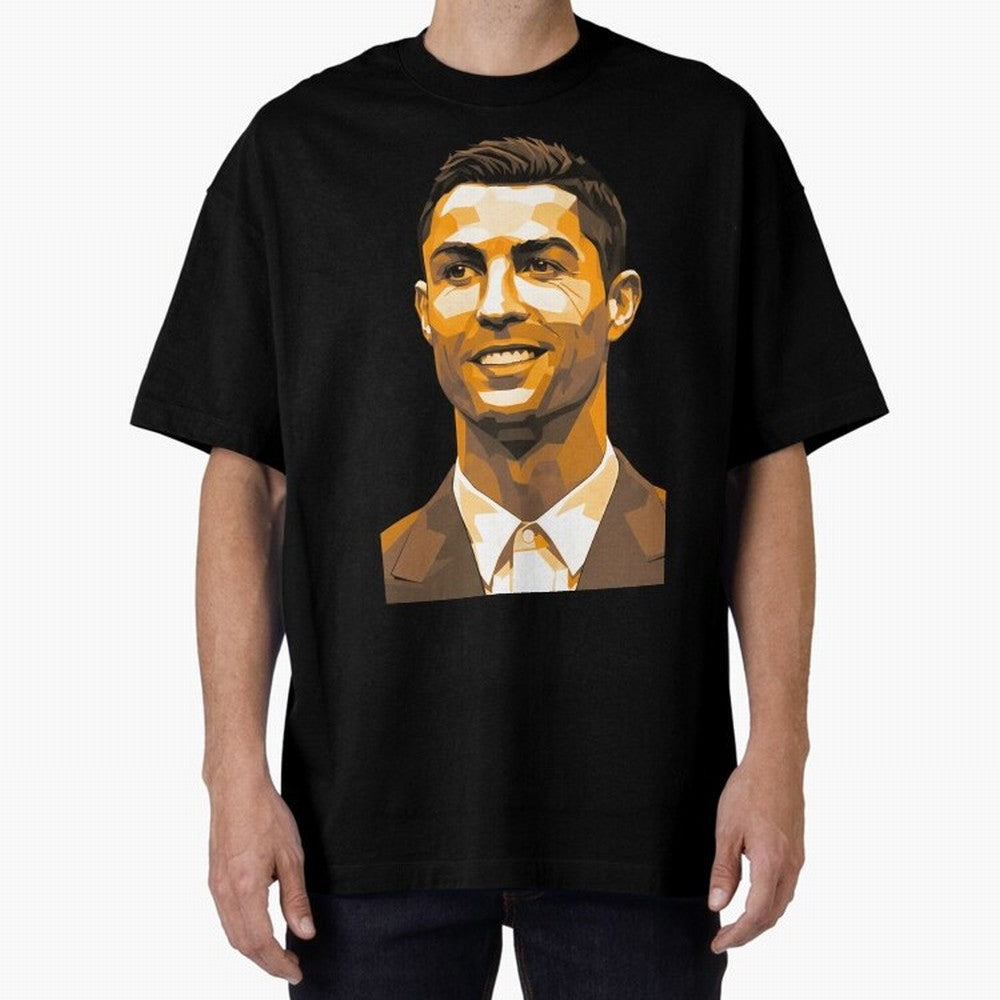 Ronaldo Oversized T-Shirt Remember Iconic Moments from Match Day Hype around FIFA World Cup 2026, Cristiano Ronaldo, Brazil, Soccer Culture, Superstar Moments, National Team Dreams and Competitive Fire; Ideal for Passionate Fans Who Love Underdog
