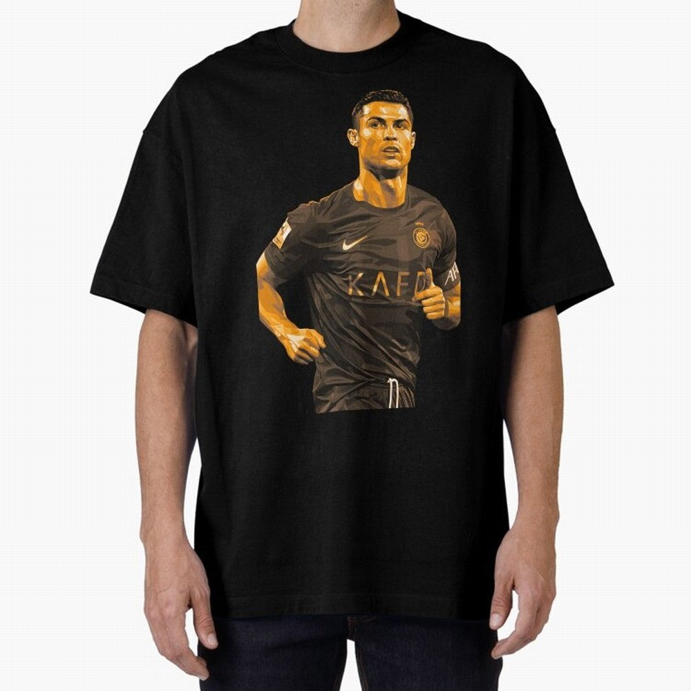 Ronaldo Oversized T-Shirt Represent Fans Who Live for FIFA World Cup 2026 Group Stage Spirit, Filled with England, France and Netherlands, Cristiano Ronaldo, Tournament Hype, Historic Matchups, Family Viewing Parties and Global Sports Pride; Ideal
