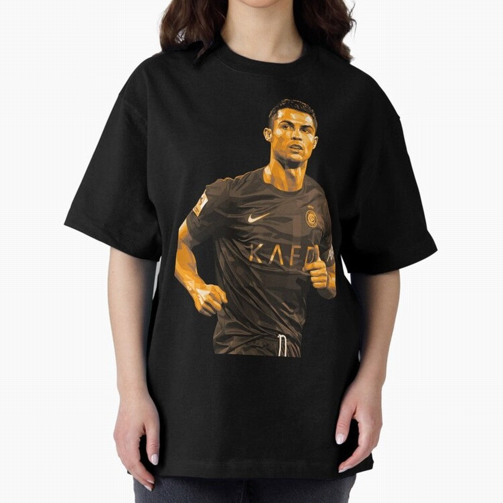 Ronaldo Oversized T-Shirt Represent Fans Who Live for FIFA World Cup 2026 Group Stage Spirit, Filled with England, France and Netherlands, Cristiano Ronaldo, Tournament Hype, Historic Matchups, Family Viewing Parties and Global Sports Pride; Ideal