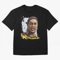 Illustration Ronaldinho Art Oversized T-Shirt Live the Energy of FIFA World Cup 2026 USA Canada Mexico Spirit, Filled with France, CR7, Stadium Memories, Football Loyalty, International Chants and Championship Tradition; Perfect for Fans,