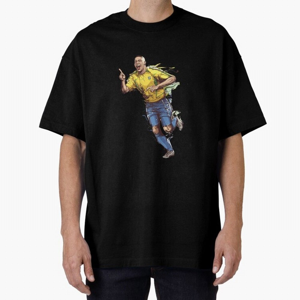 Brazilian Football Player from Milano Oversized T-Shirt Step into Match Day Hype around FIFA World Cup 2026 USA Canada Mexico, Mbappe and Neymar, Argentina, France and Brazil, Football Festival Excitement, Trophy Ambitions, Country Rivalries and