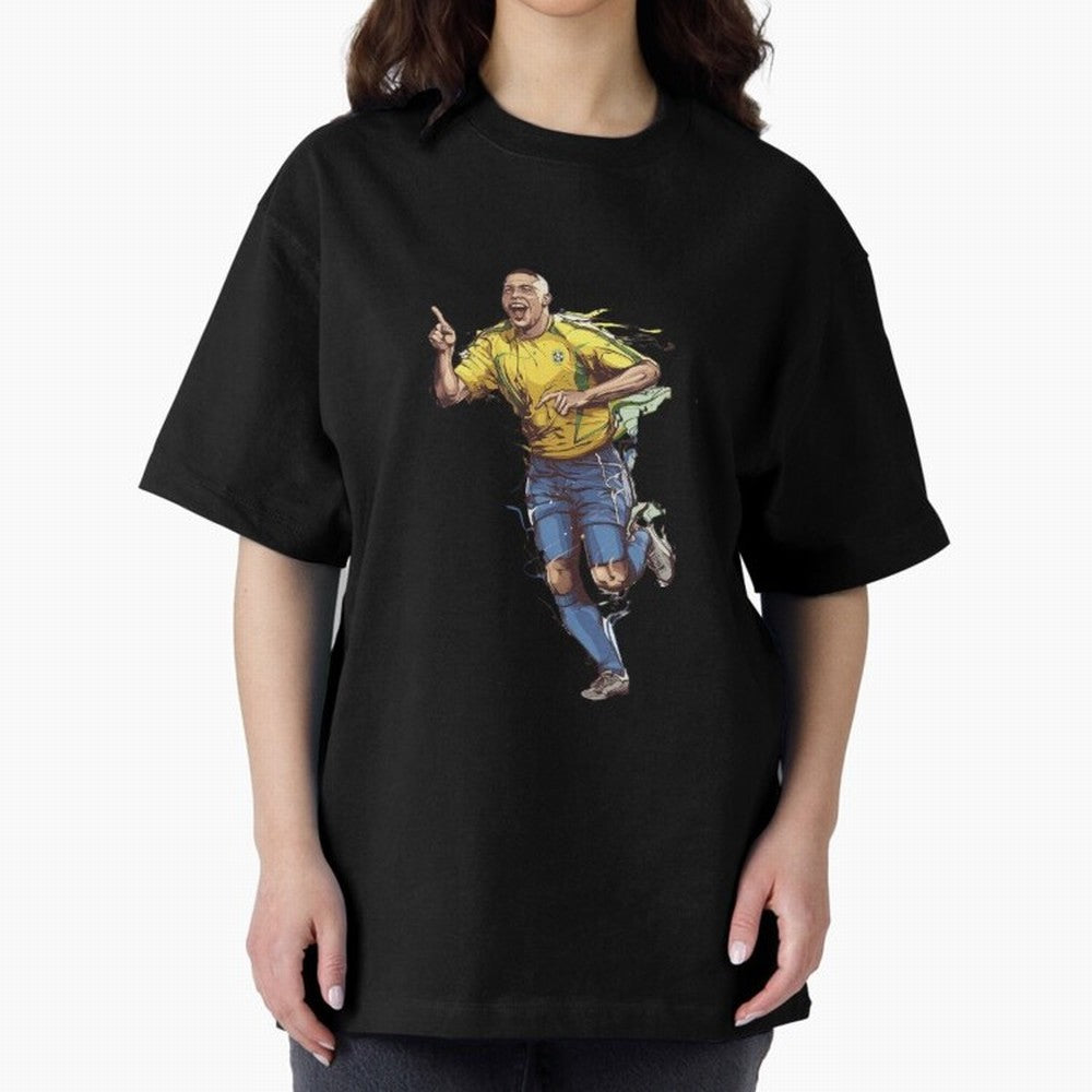 Brazilian Football Player from Milano Oversized T-Shirt Step into Match Day Hype around FIFA World Cup 2026 USA Canada Mexico, Mbappe and Neymar, Argentina, France and Brazil, Football Festival Excitement, Trophy Ambitions, Country Rivalries and
