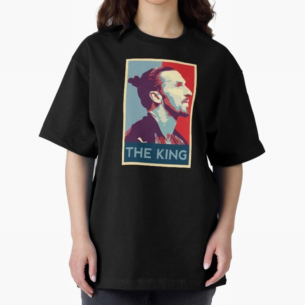 Ibrahimovic Hope Poster Oversized T-Shirt Relive Legendary Nights from the FIFA World Cup 2026 Group Stage Journey through Messi, Neymar and Mbappe Highlights, Brazil, Portugal and Argentina Pride, Goal Celebration Energy, Supporter Heritage,