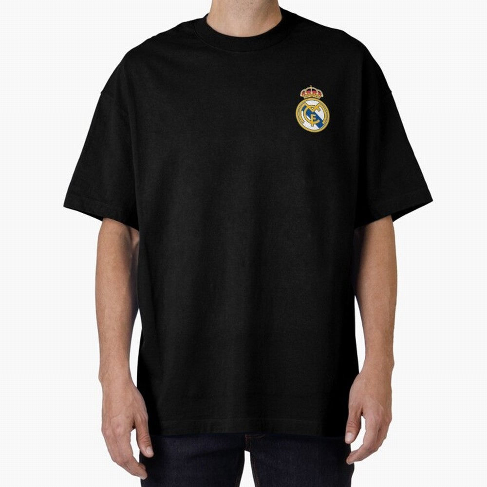 Madrid Football Logo Oversized T-Shirt Carry the Dream of FIFA World Cup 2026 USA Canada Mexico for Fans of Messi, Neymar and Mbappe and Netherlands, Bringing Football History, Final Match Energy, Crowd Noise and Once in a Lifetime Moments; Ideal
