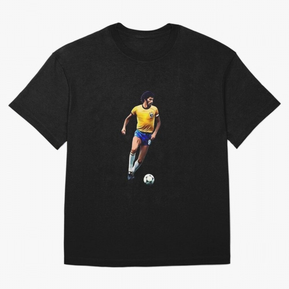 Legends of The Beautiful Game Cartoon Collection Legends Socrates Cartoon Artwork9 Oversized T-Shirt Make Game Day About FIFA World Cup 2026 Group Stage Connected to CR7 and Messi, Spain and Netherlands Energy, Football Passion, Legendary