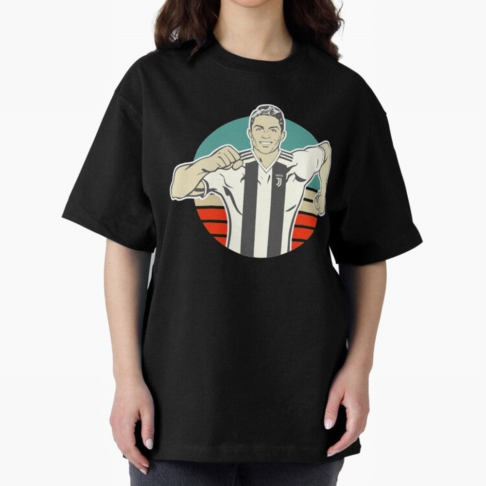 Ronaldo Ronaldo Oversized T-Shirt Feel the Heartbeat of FIFA World Cup 2026 USA Canada Mexico for Fans of CR7 and Messi and Argentina, France and Brazil, Bringing Game Day Rituals, Football Legends, Country Pride and the Road to the Final; Perfect