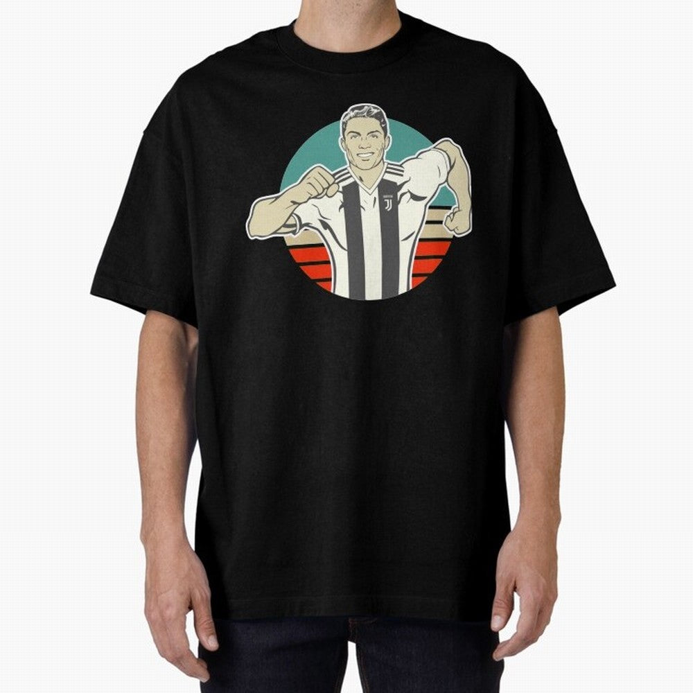 Ronaldo Ronaldo Oversized T-Shirt Feel the Heartbeat of FIFA World Cup 2026 USA Canada Mexico for Fans of CR7 and Messi and Argentina, France and Brazil, Bringing Game Day Rituals, Football Legends, Country Pride and the Road to the Final; Perfect