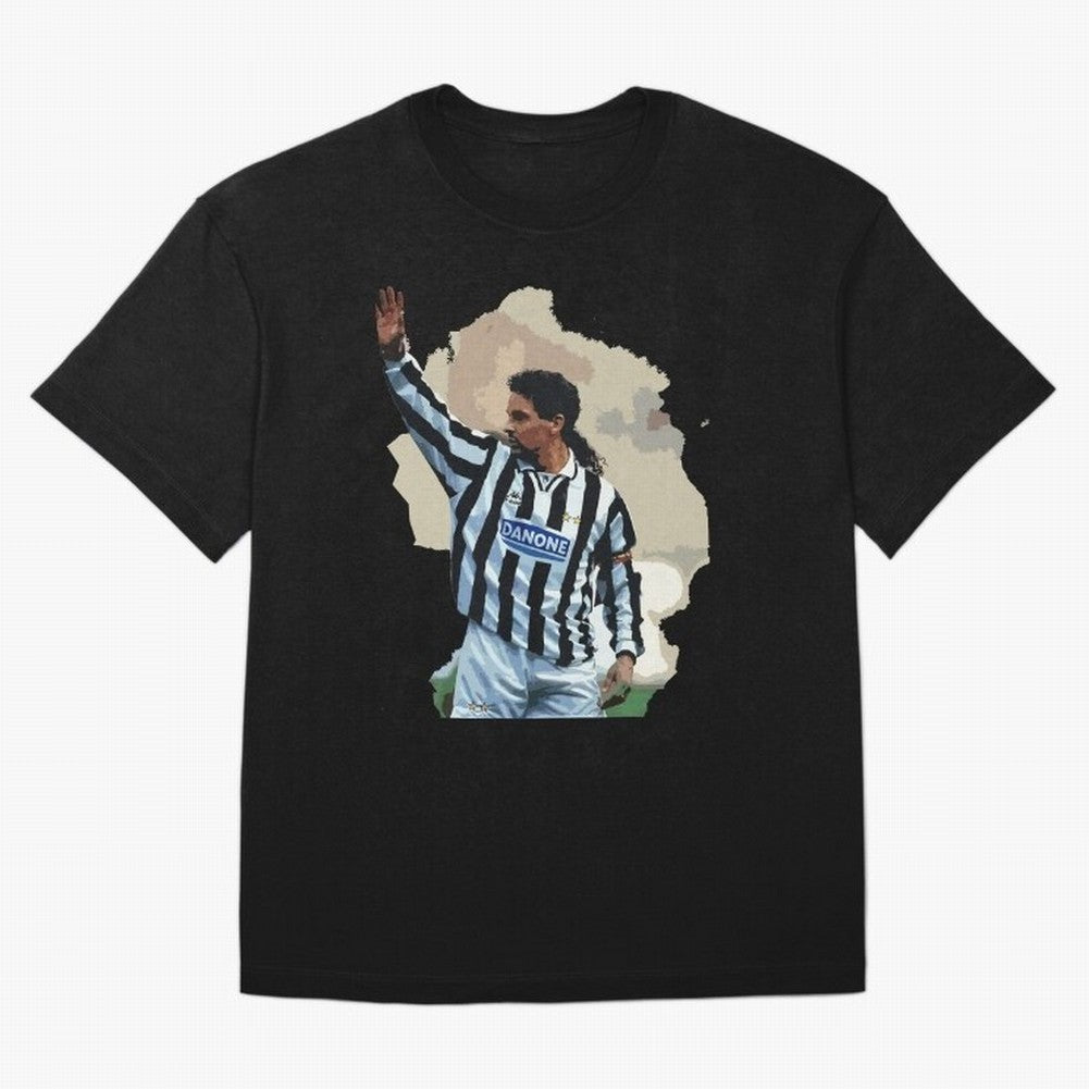Roberto Baggio Oversized T-Shirt Capture Stadium Memories from the FIFA World Cup 2026 USA Canada Mexico Journey through Haaland and Mbappe Highlights, Germany Pride, Football Passion, Legendary Performances, Festival Vibes and Supporter Community;