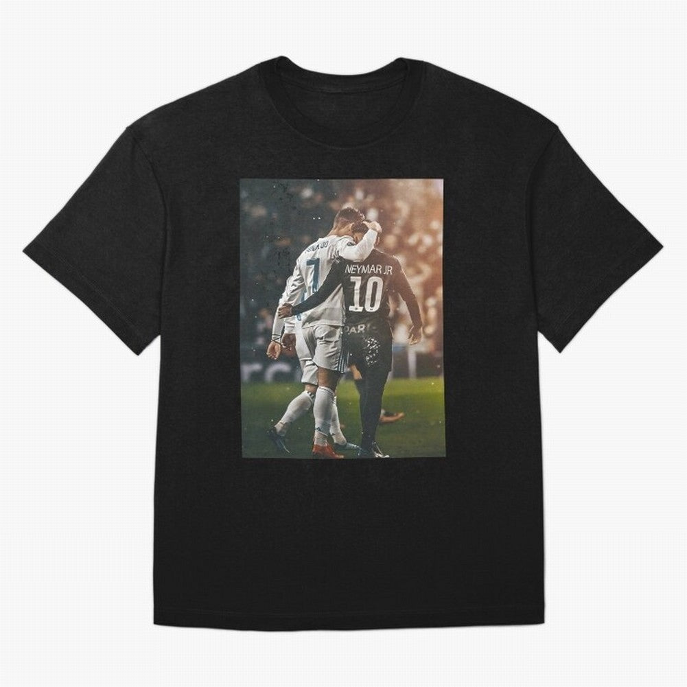 Neymar and Ronaldo Poster	 Oversized T-Shirt Fuel Your Fan Pride for Match Day Hype around FIFA World Cup 2026 USA Canada Mexico, Cristiano Ronaldo, England and Germany, Stadium Memories, Football Loyalty, International Chants and Championship