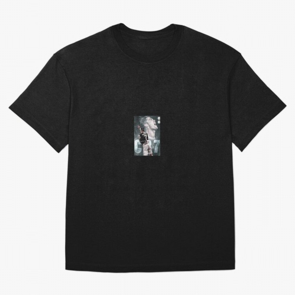 Ronaldo sticker Oversized T-Shirt Bring Home the FIFA World Cup 2026 Group Stage Journey through Cristiano Ronaldo Highlights, Spain and Netherlands Pride, Worldwide Fan Energy, Dramatic Goals, Stadium Lights and Championship Celebrations; Created