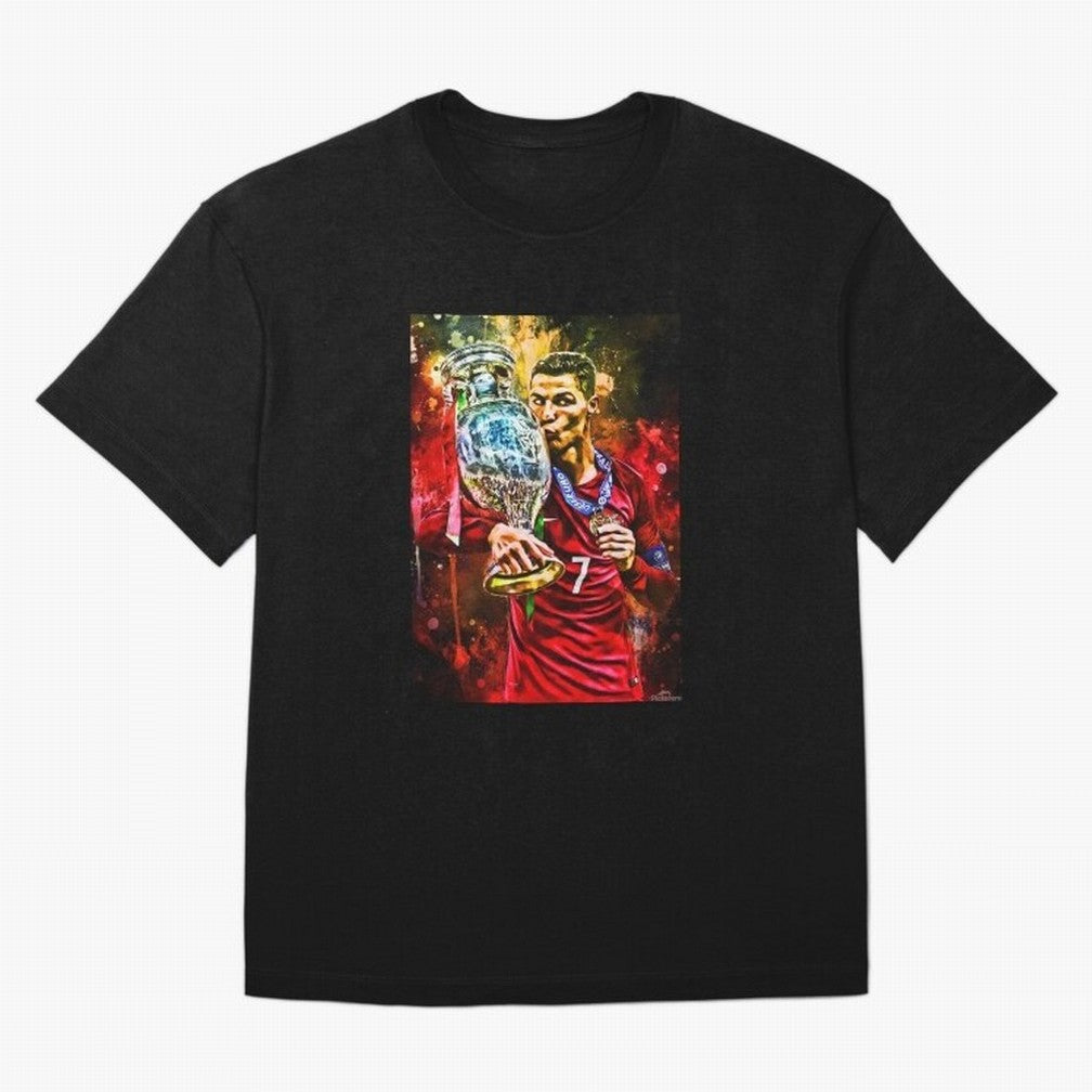 Christiano Ronaldo Oversized T-Shirt Celebrate Football Dreams Across FIFA World Cup 2026 Spirit, Connected to France, Cristiano Ronaldo, Goal Celebration Energy, Supporter Heritage, Football Icons and Worldwide Tournament Joy; Great for Watch