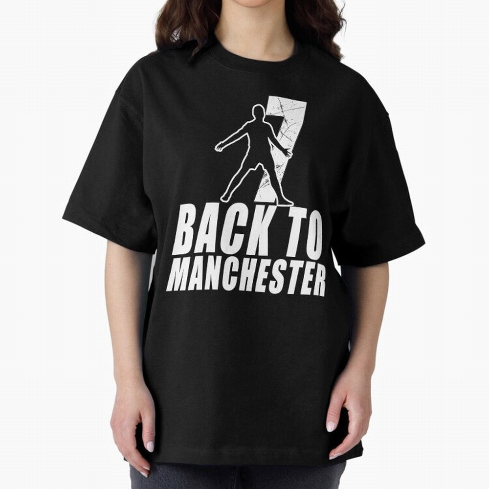 Men Back to manchester, Welcome to manchester Oversized T-Shirt Upgrade FIFA World Cup 2026 USA Canada Mexico for Fans of Haaland and Mbappe and Argentina, Bringing Stadium Memories, Football Loyalty, International Chants and Championship