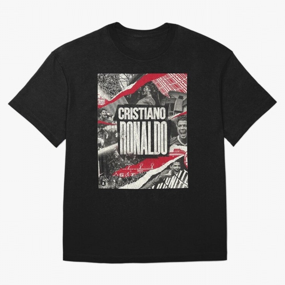 Welcome back to Manchester Oversized T-Shirt Share the Excitement of FIFA World Cup 2026 USA Canada Mexico Driven by CR7, Spain Energy, Football Festival Excitement, Trophy Ambitions, Country Rivalries and Star Player Buzz; Perfect for Supporters