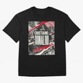 Welcome back to Manchester Oversized T-Shirt Share the Excitement of FIFA World Cup 2026 USA Canada Mexico Driven by CR7, Spain Energy, Football Festival Excitement, Trophy Ambitions, Country Rivalries and Star Player Buzz; Perfect for Supporters
