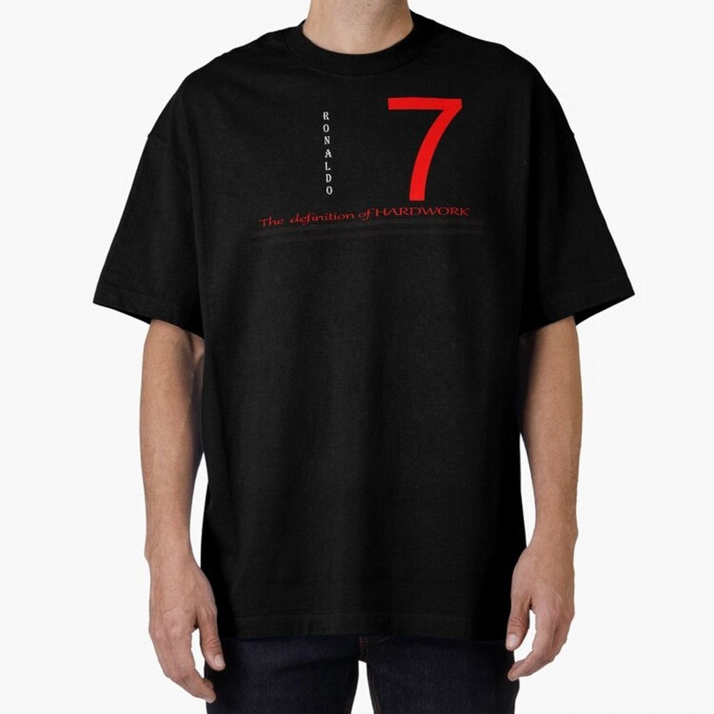 Christiano Ronaldo T-shirts Oversized T-Shirt Celebrate Fan Culture around Global Football Passion for FIFA World Cup 2026 USA Canada Mexico, Driven by Mbappe and Neymar, France, Supporter Pride, Iconic Celebrations, Legendary Names and Global
