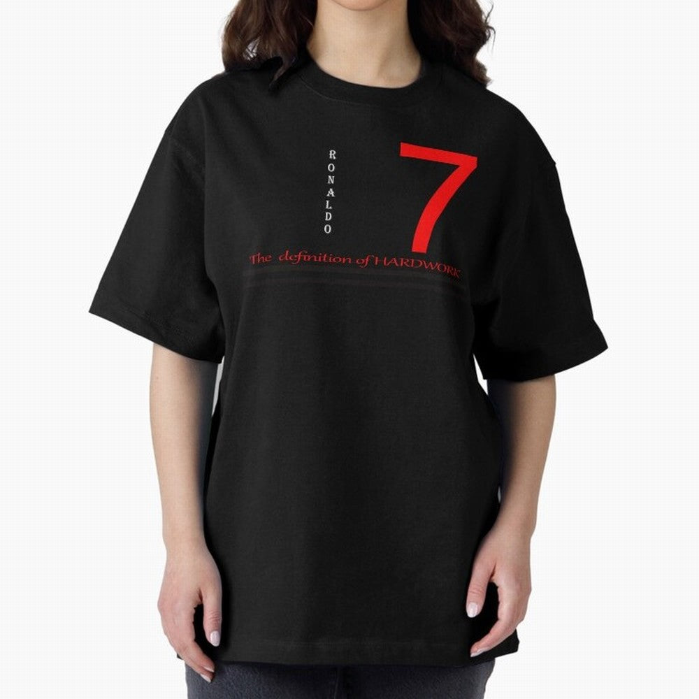 Christiano Ronaldo T-shirts Oversized T-Shirt Celebrate Fan Culture around Global Football Passion for FIFA World Cup 2026 USA Canada Mexico, Driven by Mbappe and Neymar, France, Supporter Pride, Iconic Celebrations, Legendary Names and Global