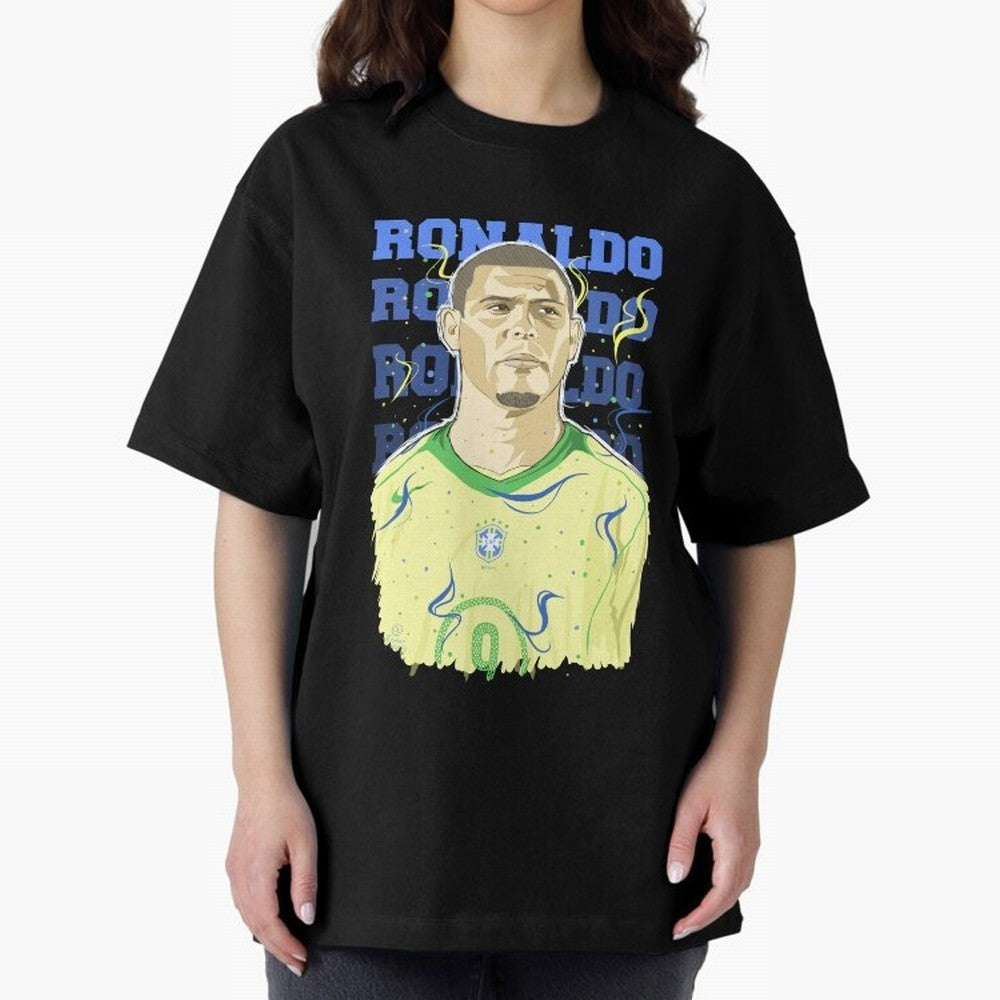 Ronaldo Oversized T-Shirt Bring Home Match Day Hype around FIFA World Cup 2026, CR7 and Messi, Germany, Match Day Excitement, Supporter Culture, Golden Goals and Global Football Passion; Made for Collectors Who Enjoy Iconic Players, Country Pride,