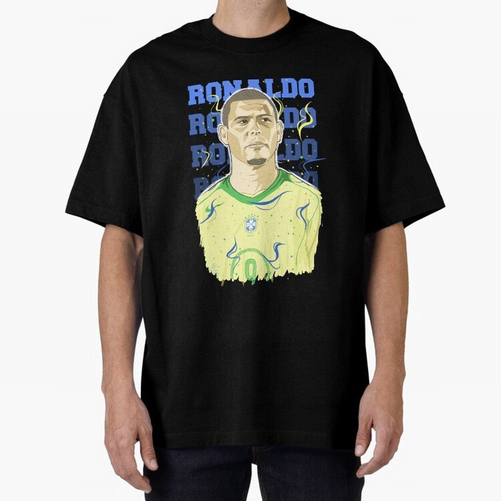 Ronaldo Oversized T-Shirt Bring Home Match Day Hype around FIFA World Cup 2026, CR7 and Messi, Germany, Match Day Excitement, Supporter Culture, Golden Goals and Global Football Passion; Made for Collectors Who Enjoy Iconic Players, Country Pride,
