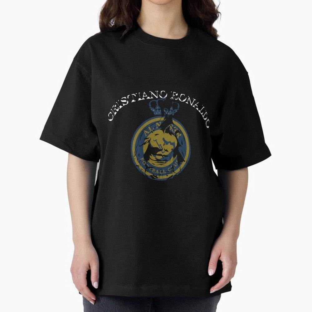 Ronaldo CR7 al nassr Oversized T-Shirt Support FIFA World Cup 2026 Group Stage Highlighting Haaland, Brazil Energy, Game Day Rituals, Football Legends, Country Pride and the Road to the Final; Ideal for Fans Who Follow Messi, Cristiano Ronaldo,