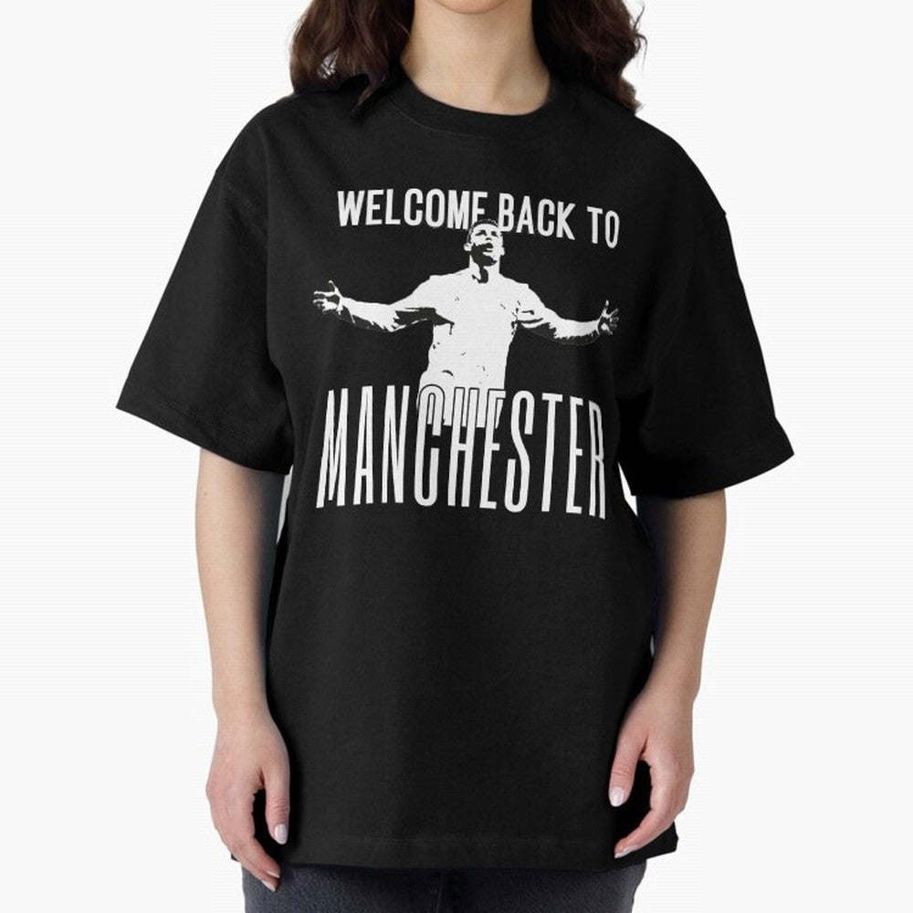 Welcome back to Manchester Ronaldo Oversized T-Shirt Celebrate Soccer Greatness during the FIFA World Cup 2026 Group Stage Journey through Messi, Neymar and Mbappe Highlights, Spain and Netherlands Pride, Global Supporter Spirit, Legendary Goals,