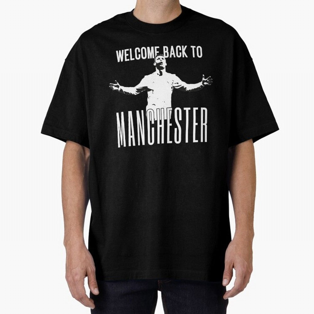 Welcome back to Manchester Ronaldo Oversized T-Shirt Celebrate Soccer Greatness during the FIFA World Cup 2026 Group Stage Journey through Messi, Neymar and Mbappe Highlights, Spain and Netherlands Pride, Global Supporter Spirit, Legendary Goals,