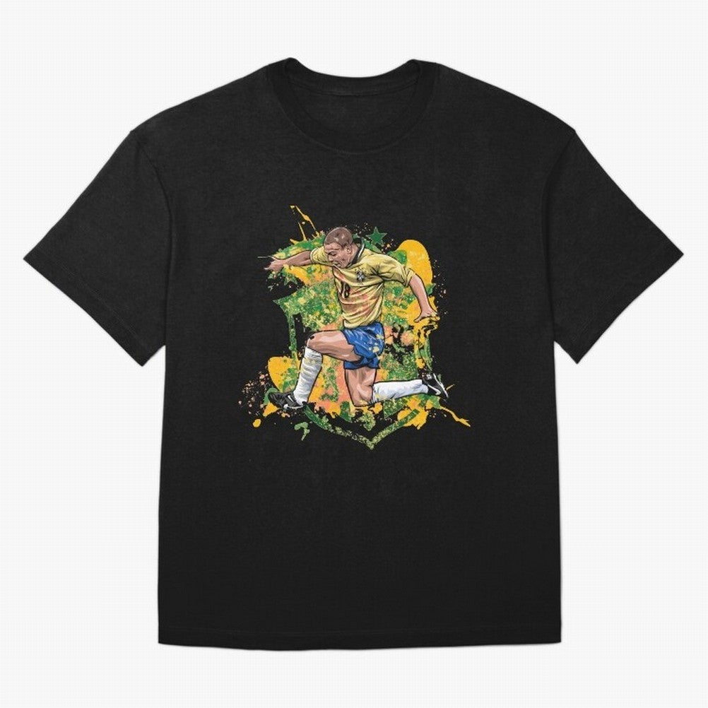 Ronaldo Nazario de Lima - Fenomeno do Brasil Oversized T-Shirt Support Your Favorite Stars during FIFA World Cup 2026 USA Canada Mexico Highlighting Haaland, England and Germany Energy, Classic Soccer Heritage, Championship Pressure, Fan Loyalty