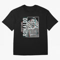 Cristiano Ronaldo sport Oversized T-Shirt Honor the Football Icons of FIFA World Cup 2026 USA Canada Mexico Spirit, Inspired by Germany, Haaland, Retro Football Energy, Iconic Rivalries, Trophy Chase Drama and Stadium Atmosphere; Created for Match
