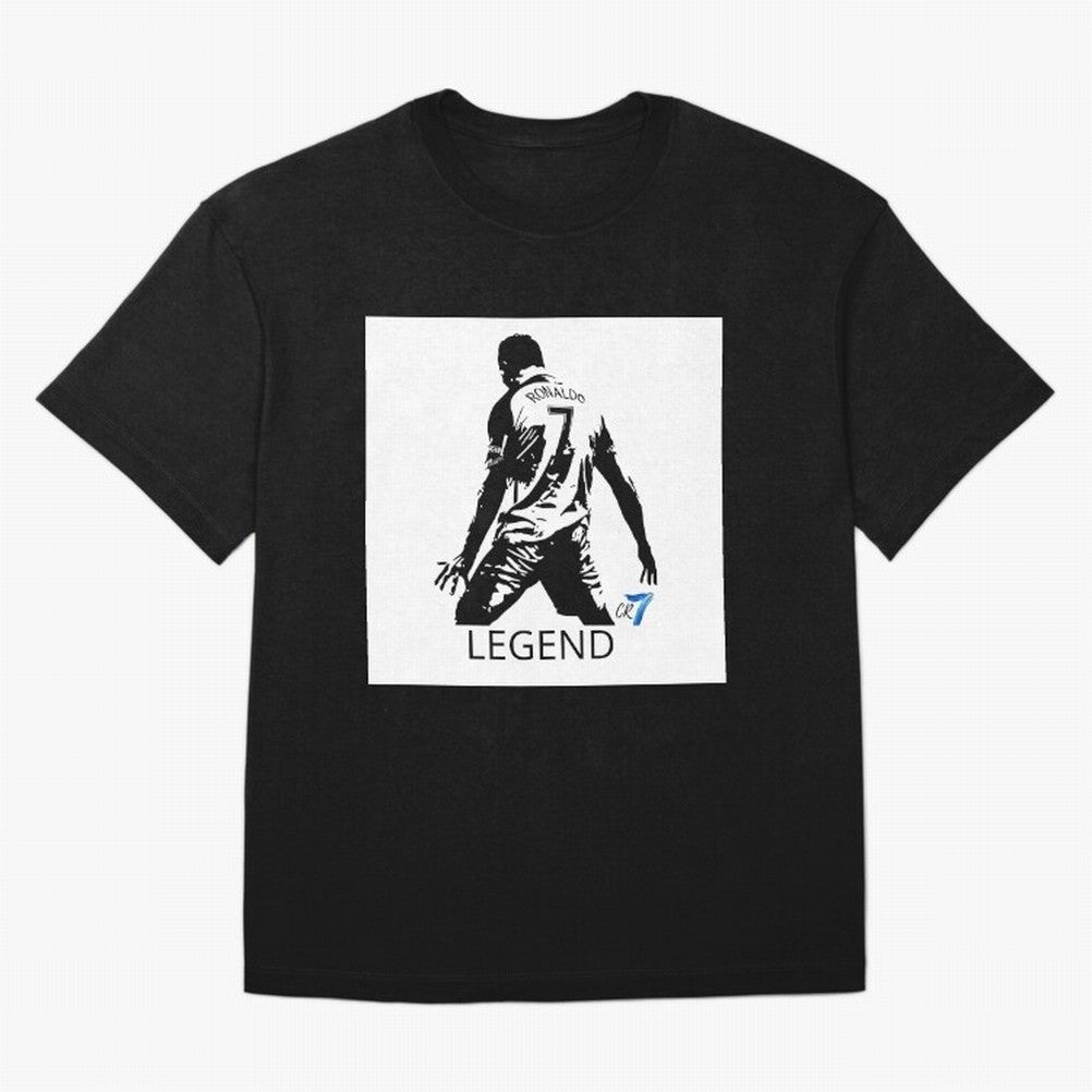 RONALDO legend CR7 Oversized T-Shirt Make Your Look Match Match Day Hype around FIFA World Cup 2026 USA Canada Mexico, Haaland, Netherlands, Football History, Final Match Energy, Crowd Noise and Once in a Lifetime Moments; Perfect for Fans,