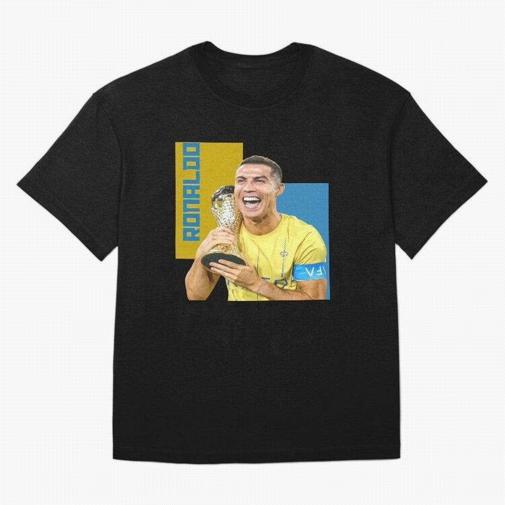Ronaldo Oversized T-Shirt Share FIFA World Cup 2026 Group Stage for Fans of Mbappe and Neymar and England, Bringing Worldwide Fan Energy, Dramatic Goals, Stadium Lights and Championship Celebrations; Great for Watch Parties, Sports Bars, Family