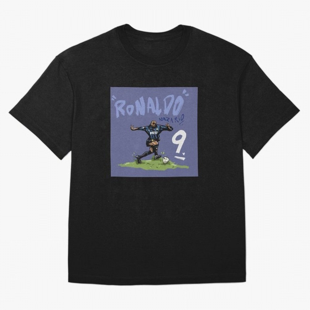 Ronaldo Nazario. Oversized T-Shirt Follow the Road to FIFA World Cup 2026 USA Canada Mexico Capturing Messi, Neymar and Mbappe, Spain Energy, Championship Spirit, Famous Goals, Roaring Crowds and International Football Unity; Created for Match Day