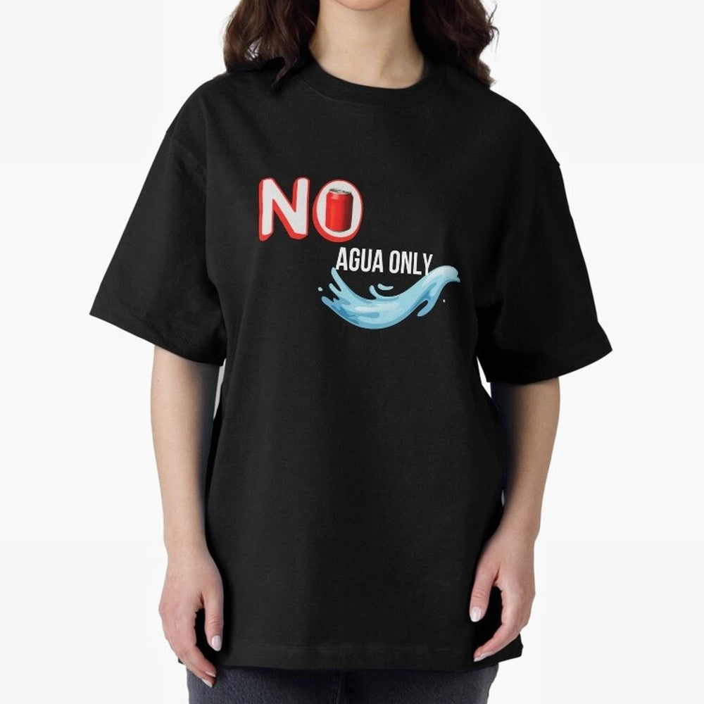 Cristiano Ronaldo - No Soda Coca Drink Agua Water Only Oversized T-Shirt Show Love for Legendary Goals in FIFA World Cup 2026 for Fans of Mbappe and Portugal, Spain and Germany, Bringing Football History, Final Match Energy, Crowd Noise and Once in