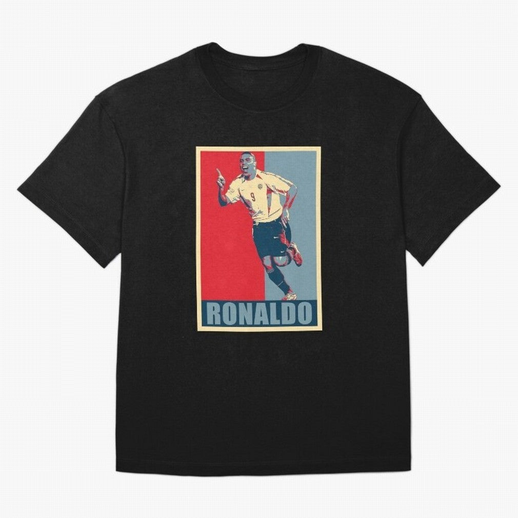 Ronaldo De Lima Celebration Oversized T-Shirt Show Championship Spirit for FIFA World Cup 2026 Spirit, with Netherlands, Neymar, Football Passion, Legendary Performances, Festival Vibes and Supporter Community; Perfect for Fans, Collectors, Family
