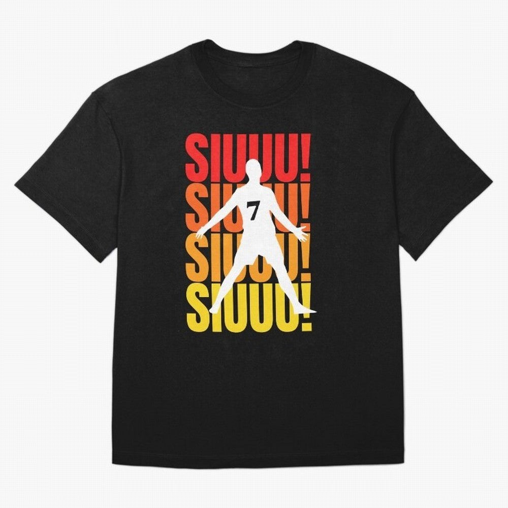 Christiano Ronaldo Siuuu Oversized T-Shirt Join the Countdown to FIFA World Cup 2026 USA Canada Mexico for Fans of Cristiano Ronaldo and Portugal, Spain and Germany, Bringing Sports Nostalgia, International Competition, Famous Players and