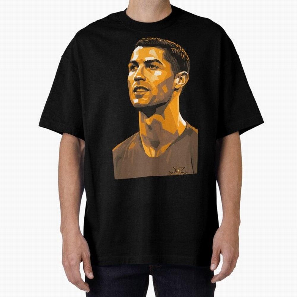 Ronaldo Oversized T-Shirt Make Memories around Global Football Passion for FIFA World Cup 2026 Group Stage, Connected to CR7 and Messi, France, Football Passion, Legendary Performances, Festival Vibes and Supporter Community; Perfect for Supporters