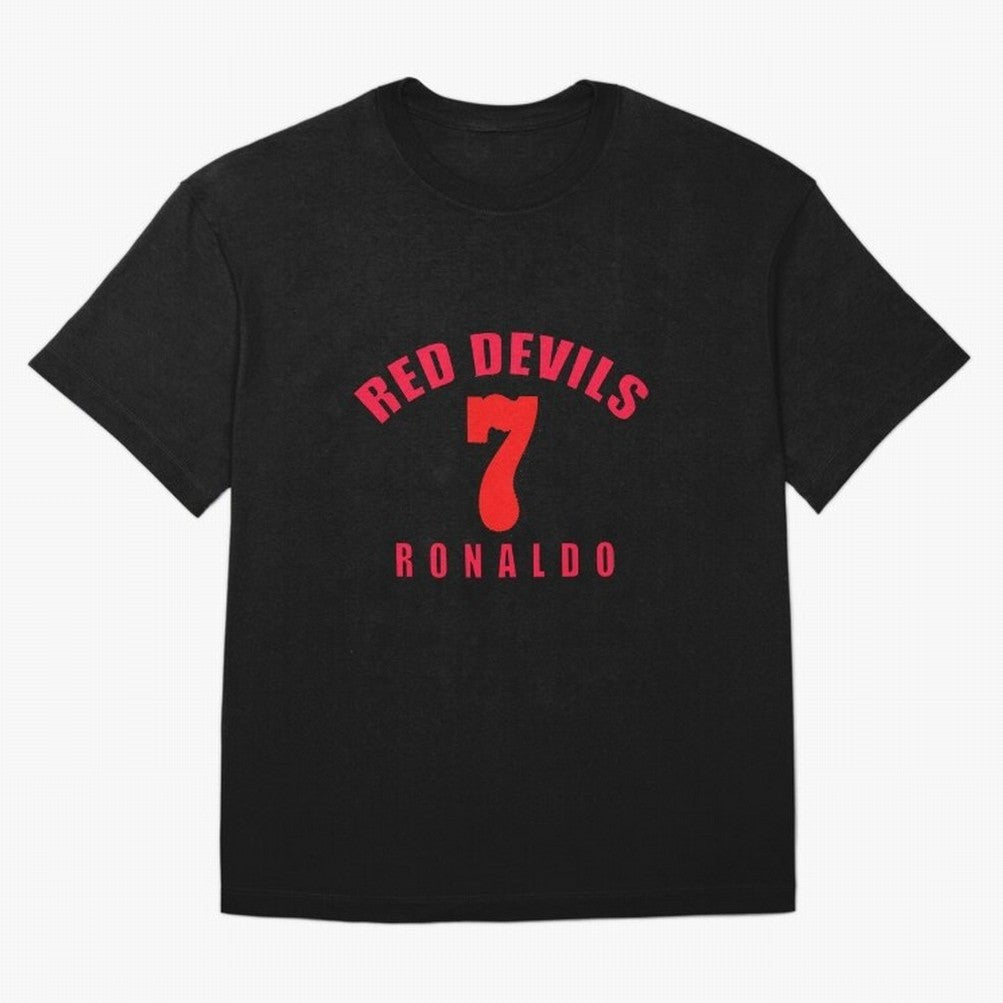 Cristiano Ronaldo Manchester United Oversized T-Shirt Treasure Match Day Hype around FIFA World Cup 2026, Cristiano Ronaldo, Argentina, France and Brazil, Global Supporter Spirit, Legendary Goals, National Colors and Tournament Celebration; Great