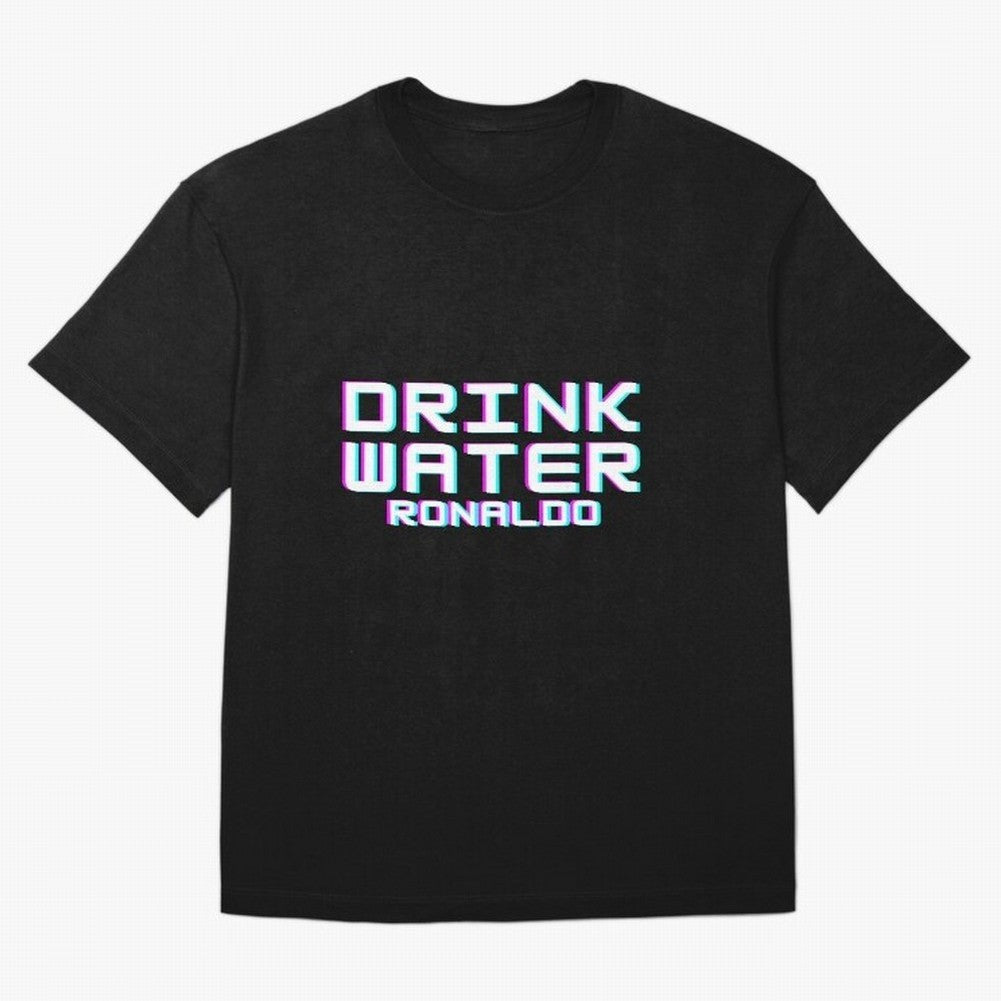 drink water ronaldo Oversized T-Shirt Cheer for FIFA World Cup 2026 Made for Haaland, Brazil Energy, Match Day Excitement, Supporter Culture, Golden Goals and Global Football Passion; Made for Die Hard Supporters, Soccer Lovers, Game Day Photos and