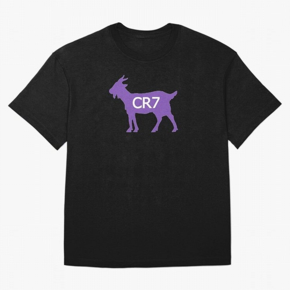 CR7 GOAT Purple Oversized T-Shirt Show Love for Legendary Goals in the FIFA World Cup 2026 Journey through Mbappe Highlights, France and Portugal Pride, Supporter Pride, Iconic Celebrations, Legendary Names and Global Match Day Energy; Ideal for