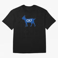 CR7 GOAT Blue Oversized T-Shirt Celebrate the Next Chapter of FIFA World Cup 2026 for Fans of Haaland and France and Portugal, Bringing Retro Football Energy, Iconic Rivalries, Trophy Chase Drama and Stadium Atmosphere; Made for Die Hard