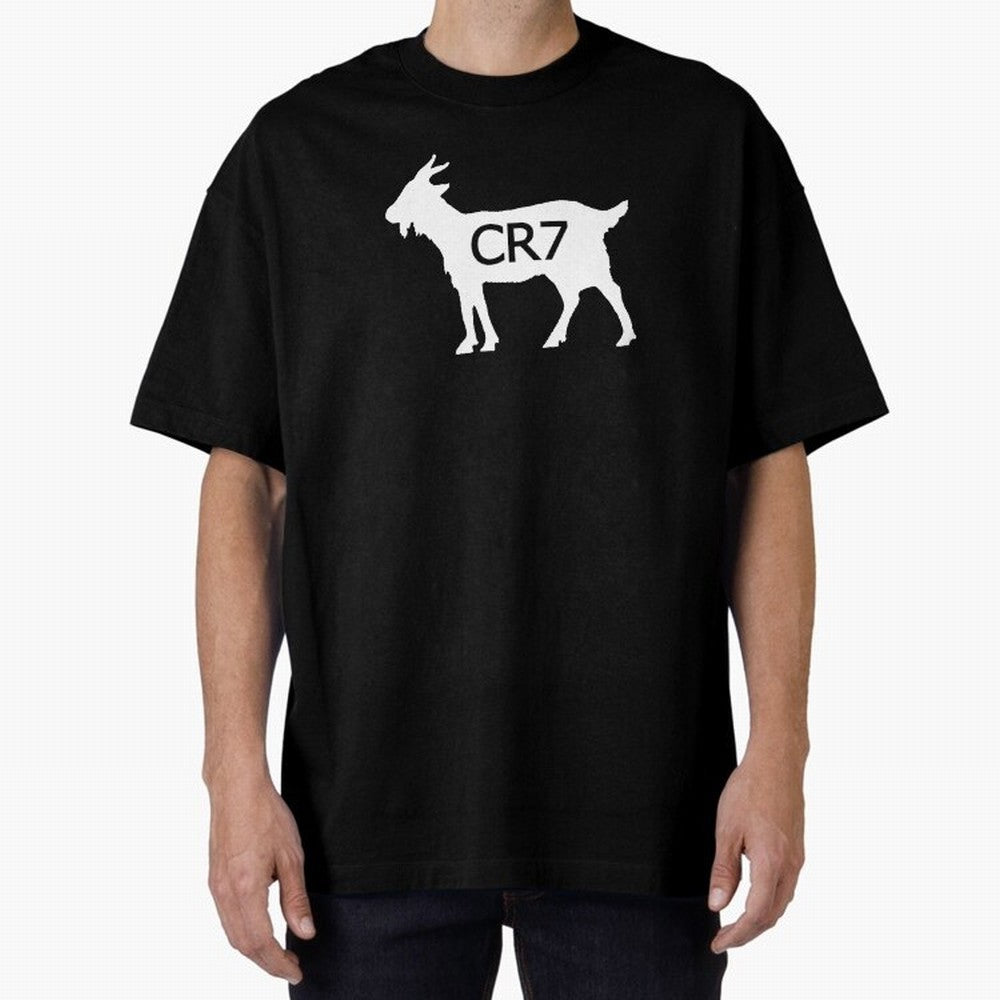 CR7 GOAT Oversized T-Shirt Enjoy the Biggest Football Party of FIFA World Cup 2026 Group Stage with Haaland, England and Germany Energy, Worldwide Fan Energy, Dramatic Goals, Stadium Lights and Championship Celebrations; Ideal for Football Dads,