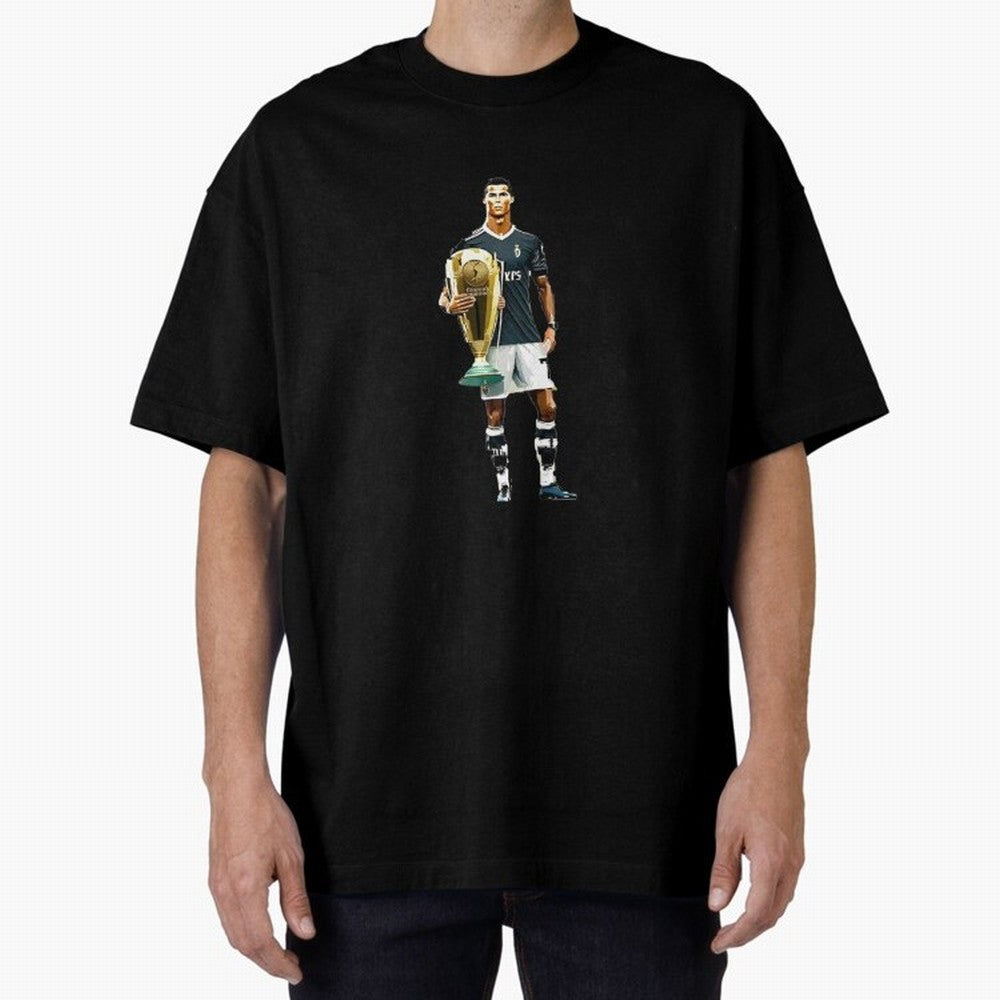 Cristiano Ronaldo CR7 Game Time Pixel Artwork Futbol Soccer Oversized T-Shirt Make Game Day About FIFA World Cup 2026 Group Stage Spirit, Made for France, Messi, Game Day Rituals, Football Legends, Country Pride and the Road to the Final; Perfect