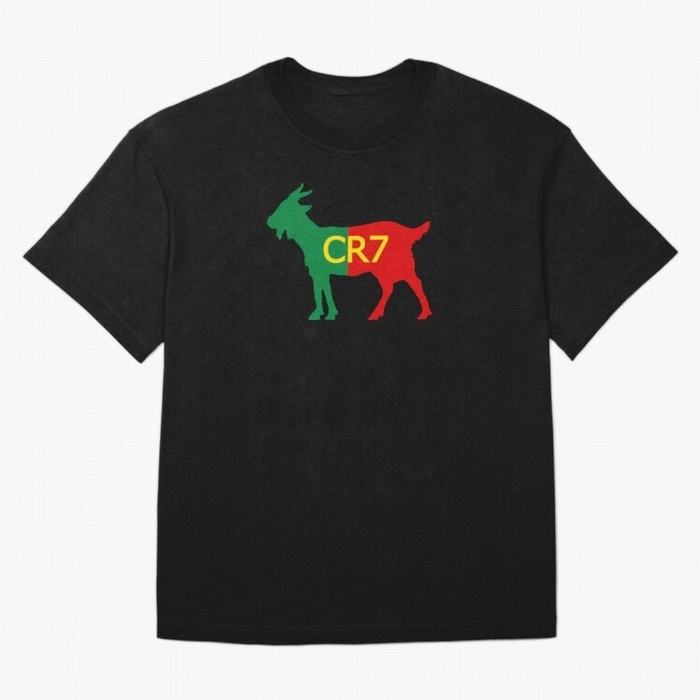 CR7 GOAT Tuga 2 Oversized T-Shirt Join the Countdown to Match Day Hype around FIFA World Cup 2026 Group Stage, CR7 and Messi, England and Germany, Soccer Culture, Superstar Moments, National Team Dreams and Competitive Fire; Ideal for Football