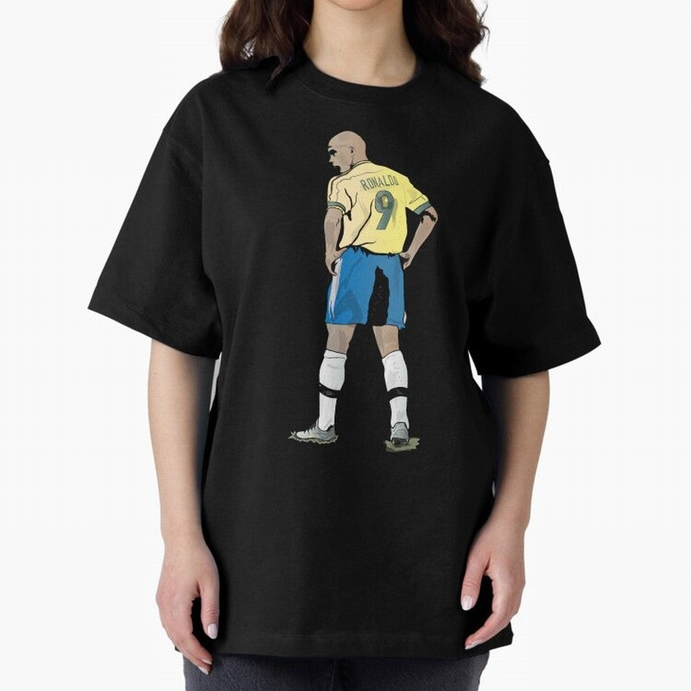 RONALDO NAZARIO 9 Oversized T-Shirt Turn Every Weekend Toward FIFA World Cup 2026 USA Canada Mexico Centered on Haaland and Mbappe, Germany Energy, Football Festival Excitement, Trophy Ambitions, Country Rivalries and Star Player Buzz; Ideal for