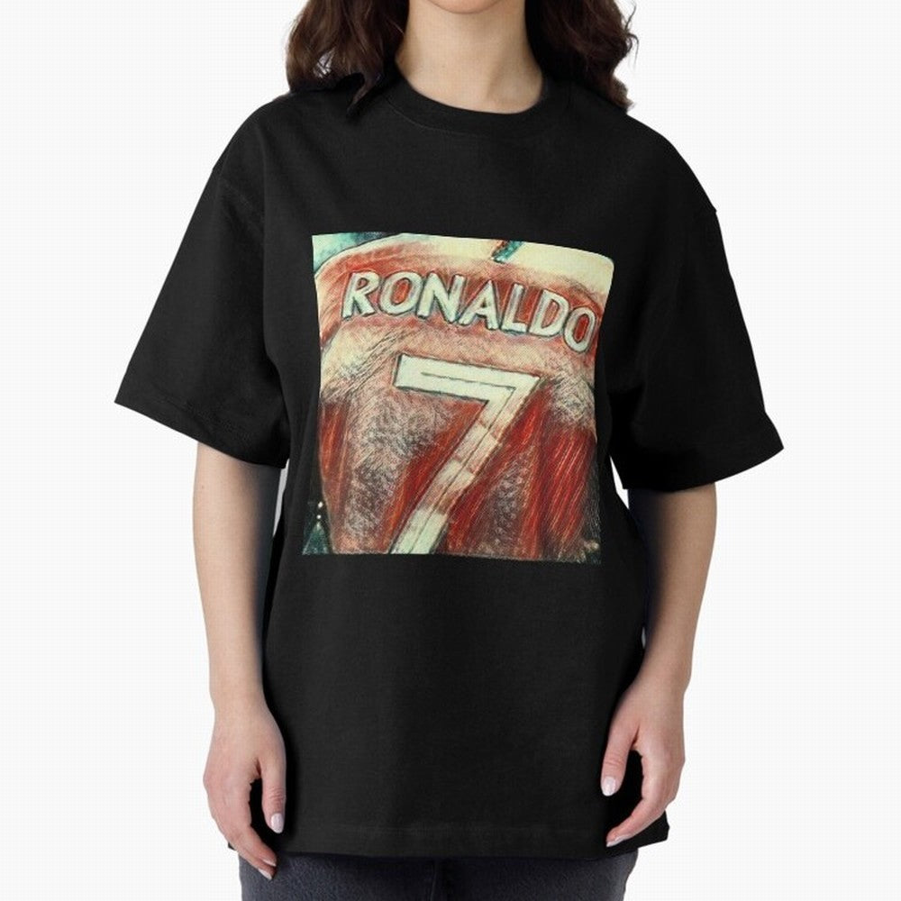 CR7 Oversized T-Shirt Fuel the Hype around FIFA World Cup 2026 USA Canada Mexico for Fans of Messi and England, Bringing Champion Mindset, Group Stage Buzz, Knockout Tension and Passionate Fan Culture; Built for Supporters Chasing Trophy Dreams,