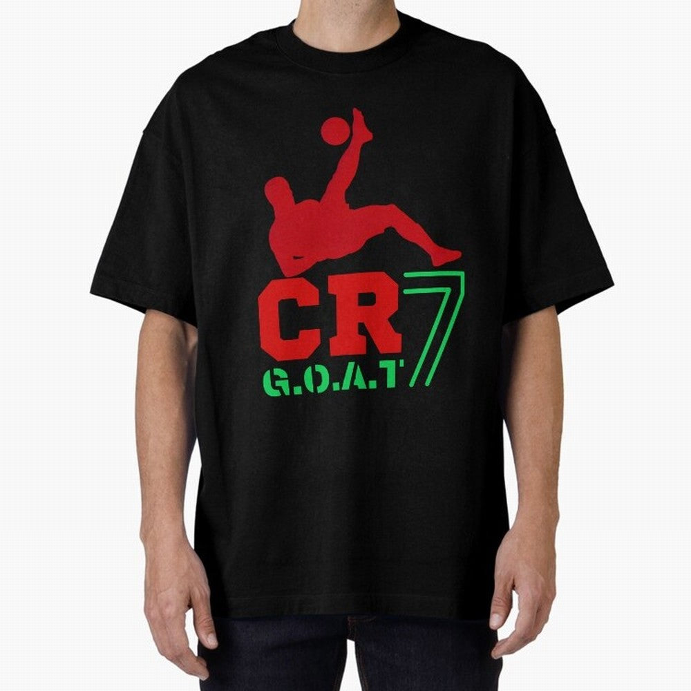 CR7 G.O.A.T Oversized T-Shirt Turn Football Passion into the FIFA World Cup 2026 USA Canada Mexico Journey through Mbappe Highlights, Brazil, Portugal and Argentina Pride, Game Day Rituals, Football Legends, Country Pride and the Road to the Final;