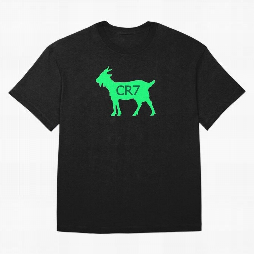 CR7 GOAT Saudi Arabia Green Oversized T-Shirt Relive the Noise and Pride of Global Football Passion for FIFA World Cup 2026 Group Stage, Driven by Haaland and Mbappe, Argentina and Brazil, Match Day Excitement, Supporter Culture, Golden Goals and