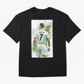 Ronaldo Oversized T-Shirt Share Match Day Hype around FIFA World Cup 2026 USA Canada Mexico, Messi, Neymar and Mbappe, Argentina and Brazil, Sports Nostalgia, International Competition, Famous Players and Unforgettable Victories; Made for Die Hard