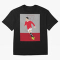 Cristiano Ronaldo 2021/22 Illustration Oversized T-Shirt Make the Season About Global Football Passion for FIFA World Cup 2026 Group Stage, Driven by Cristiano Ronaldo, Netherlands, Championship Spirit, Famous Goals, Roaring Crowds and